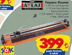 FAYANS KESME • 60 CM UZUNLUĞUNDA • 10 MM KALINLIĞINDA KESME KAPASİTESİ FAYANS KESME • 60 CM UZUNLUĞUNDA • 10 MM KALINLIĞINDA KESME KAPASİTESİ